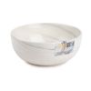 (2 pack) Stoneware Bowl, Grey Marble Collection