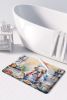 English Bulldog The Chef Memory Foam Kitchen Mat Machine Washable Anti-Fatigue Mat Cushion Comfort Bath Mat or Kitchen Rug