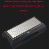 Diamond Double-sided Sharpening Stone 400#/1000# with Coarse And Fine Grit And Non-slip Base - Suitable for Kitchen Knives, Chisels, Axes